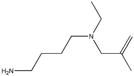 (4-aminobutyl)(ethyl)(2-methylprop-2-en-1-yl)amine Structure