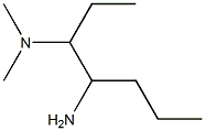 (4-aminoheptan-3-yl)dimethylamine Structure