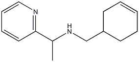 (cyclohex-3-en-1-ylmethyl)[1-(pyridin-2-yl)ethyl]amine 구조식 이미지