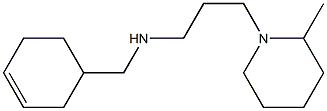 (cyclohex-3-en-1-ylmethyl)[3-(2-methylpiperidin-1-yl)propyl]amine Structure