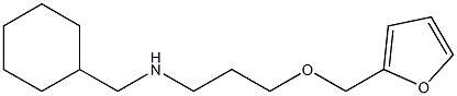 (cyclohexylmethyl)[3-(furan-2-ylmethoxy)propyl]amine Structure