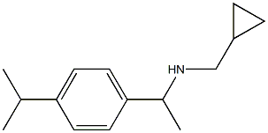 (cyclopropylmethyl)({1-[4-(propan-2-yl)phenyl]ethyl})amine 구조식 이미지