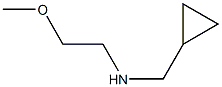 (cyclopropylmethyl)(2-methoxyethyl)amine Structure