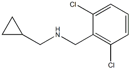 (cyclopropylmethyl)[(2,6-dichlorophenyl)methyl]amine Structure