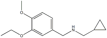 (cyclopropylmethyl)[(3-ethoxy-4-methoxyphenyl)methyl]amine Structure