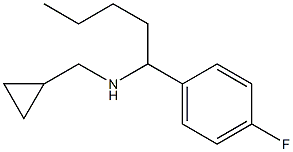 (cyclopropylmethyl)[1-(4-fluorophenyl)pentyl]amine 구조식 이미지
