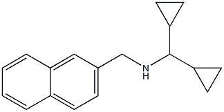 (dicyclopropylmethyl)(naphthalen-2-ylmethyl)amine 구조식 이미지