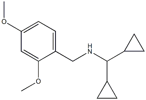 (dicyclopropylmethyl)[(2,4-dimethoxyphenyl)methyl]amine 구조식 이미지