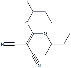 (di-sec-butoxymethylene)malononitrile Structure