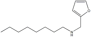 (furan-2-ylmethyl)(octyl)amine Structure