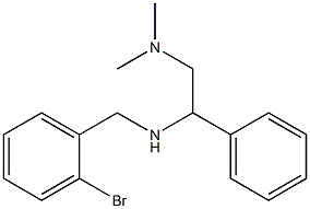 [(2-bromophenyl)methyl][2-(dimethylamino)-1-phenylethyl]amine 구조식 이미지