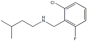 [(2-chloro-6-fluorophenyl)methyl](3-methylbutyl)amine 구조식 이미지