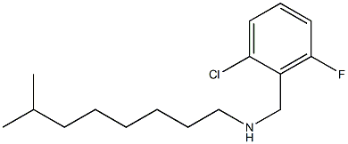 [(2-chloro-6-fluorophenyl)methyl](7-methyloctyl)amine 구조식 이미지