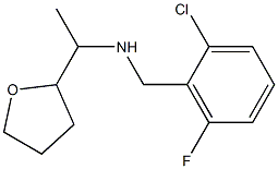 [(2-chloro-6-fluorophenyl)methyl][1-(oxolan-2-yl)ethyl]amine Structure