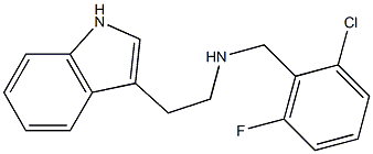 [(2-chloro-6-fluorophenyl)methyl][2-(1H-indol-3-yl)ethyl]amine Structure