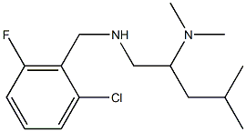 [(2-chloro-6-fluorophenyl)methyl][2-(dimethylamino)-4-methylpentyl]amine 구조식 이미지
