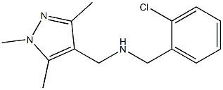 [(2-chlorophenyl)methyl][(1,3,5-trimethyl-1H-pyrazol-4-yl)methyl]amine Structure