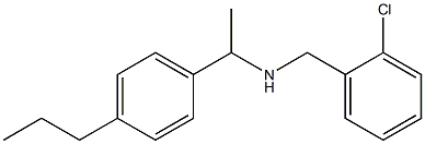 [(2-chlorophenyl)methyl][1-(4-propylphenyl)ethyl]amine Structure