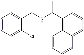 [(2-chlorophenyl)methyl][1-(naphthalen-1-yl)ethyl]amine 구조식 이미지