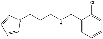[(2-chlorophenyl)methyl][3-(1H-imidazol-1-yl)propyl]amine Structure