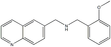 [(2-methoxyphenyl)methyl](quinolin-6-ylmethyl)amine 구조식 이미지