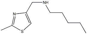 [(2-methyl-1,3-thiazol-4-yl)methyl](pentyl)amine Structure