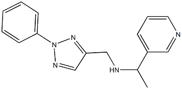 [(2-phenyl-2H-1,2,3-triazol-4-yl)methyl][1-(pyridin-3-yl)ethyl]amine 구조식 이미지