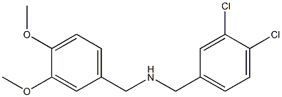 [(3,4-dichlorophenyl)methyl][(3,4-dimethoxyphenyl)methyl]amine Structure