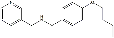 [(4-butoxyphenyl)methyl](pyridin-3-ylmethyl)amine Structure