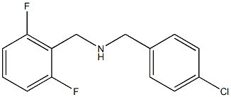 [(4-chlorophenyl)methyl][(2,6-difluorophenyl)methyl]amine 구조식 이미지
