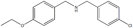 [(4-chlorophenyl)methyl][(4-ethoxyphenyl)methyl]amine Structure