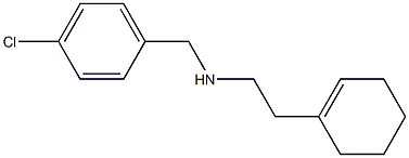 [(4-chlorophenyl)methyl][2-(cyclohex-1-en-1-yl)ethyl]amine 구조식 이미지