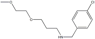 [(4-chlorophenyl)methyl][3-(2-methoxyethoxy)propyl]amine 구조식 이미지