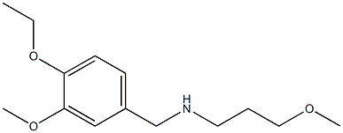 [(4-ethoxy-3-methoxyphenyl)methyl](3-methoxypropyl)amine 구조식 이미지