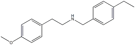 [(4-ethylphenyl)methyl][2-(4-methoxyphenyl)ethyl]amine 구조식 이미지