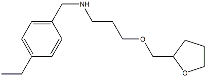 [(4-ethylphenyl)methyl][3-(oxolan-2-ylmethoxy)propyl]amine 구조식 이미지