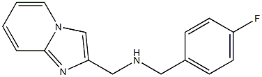 [(4-fluorophenyl)methyl]({imidazo[1,2-a]pyridin-2-ylmethyl})amine 구조식 이미지