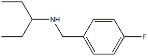 [(4-fluorophenyl)methyl](pentan-3-yl)amine Structure