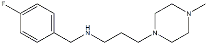 [(4-fluorophenyl)methyl][3-(4-methylpiperazin-1-yl)propyl]amine 구조식 이미지