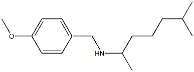 [(4-methoxyphenyl)methyl](6-methylheptan-2-yl)amine 구조식 이미지