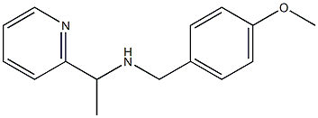 [(4-methoxyphenyl)methyl][1-(pyridin-2-yl)ethyl]amine Structure