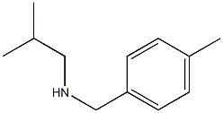 [(4-methylphenyl)methyl](2-methylpropyl)amine Structure