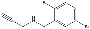 [(5-bromo-2-fluorophenyl)methyl](prop-2-yn-1-yl)amine Structure