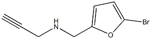 [(5-bromofuran-2-yl)methyl](prop-2-yn-1-yl)amine 구조식 이미지