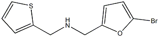 [(5-bromofuran-2-yl)methyl](thiophen-2-ylmethyl)amine Structure