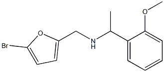 [(5-bromofuran-2-yl)methyl][1-(2-methoxyphenyl)ethyl]amine 구조식 이미지