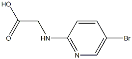 [(5-bromopyridin-2-yl)amino]acetic acid Structure