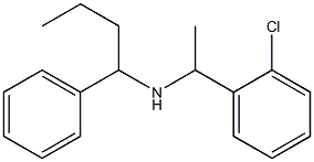 [1-(2-chlorophenyl)ethyl](1-phenylbutyl)amine Structure