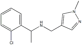 [1-(2-chlorophenyl)ethyl][(1-methyl-1H-pyrazol-4-yl)methyl]amine Structure