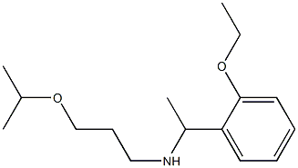 [1-(2-ethoxyphenyl)ethyl][3-(propan-2-yloxy)propyl]amine Structure